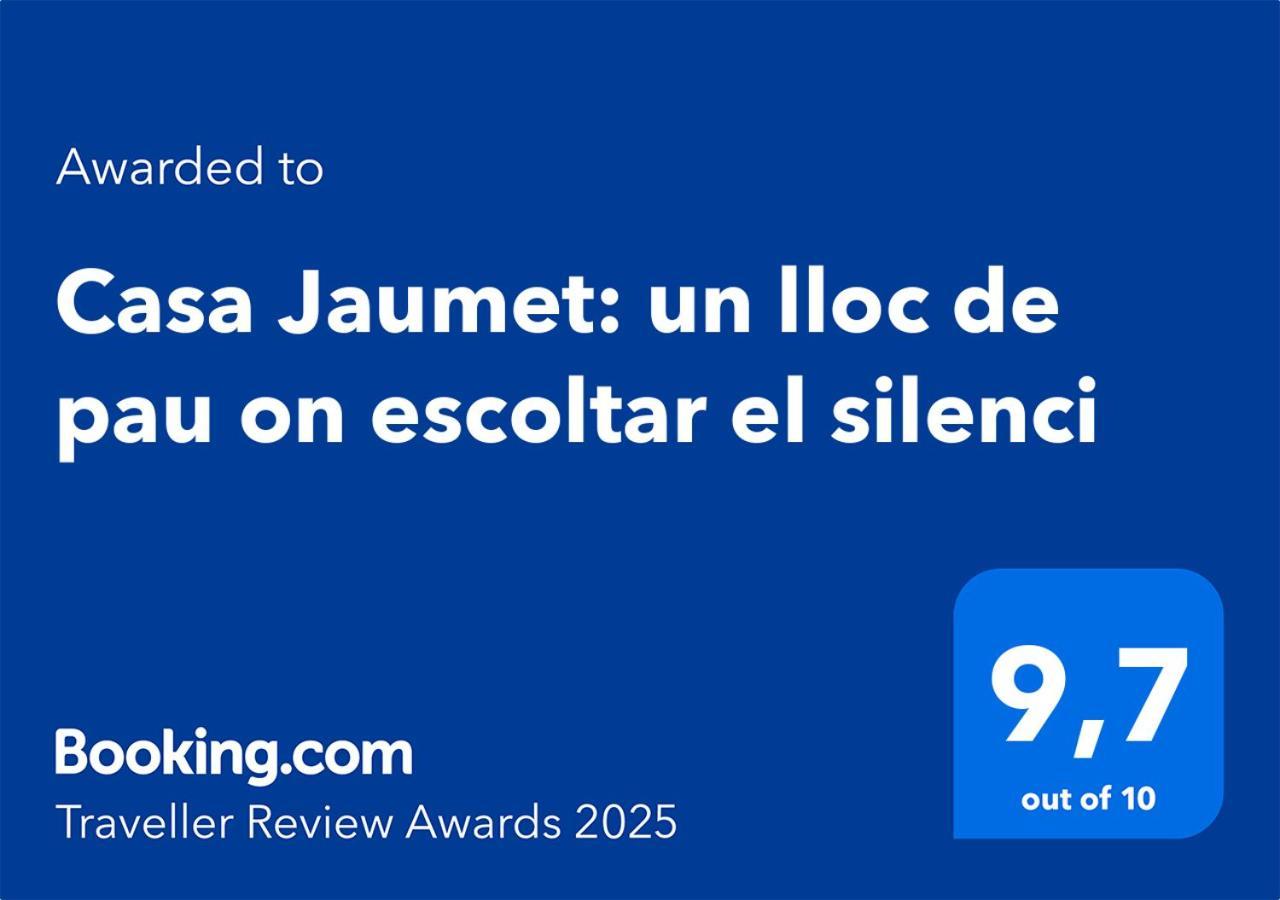 AramuntCasa Jaumet: Un Lloc De Pau On Escoltar El Silenci公寓 外观 照片